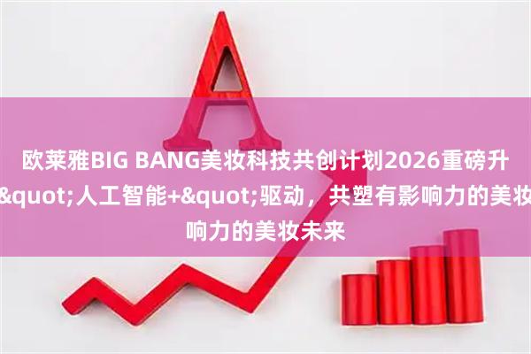 欧莱雅BIG BANG美妆科技共创计划2026重磅升级："人工智能+"驱动，共塑有影响力的美妆未来